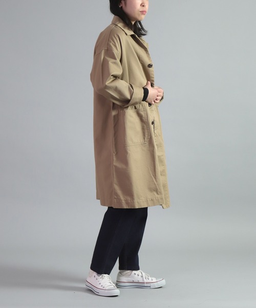 「OMNIGOD」 スプリングコート FREE ネイビー レディース_画像3