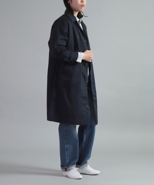 「OMNIGOD」 スプリングコート FREE ネイビー レディース_画像5