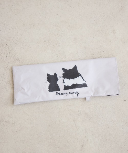 meeny miny 日傘 折りたたみ傘 折り畳み 軽量 「meeny miny」CAT