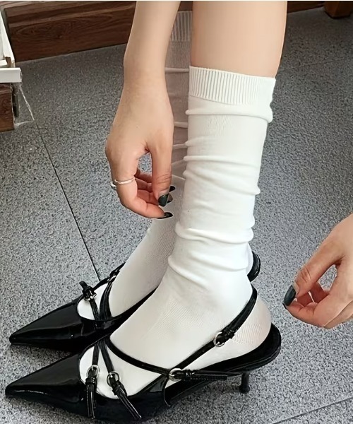 バッグストラップパンプス　ミュール　バックストラップ　サンダル パンプス ミュール バックストラップミュールサンダル : ZOZOTOWN