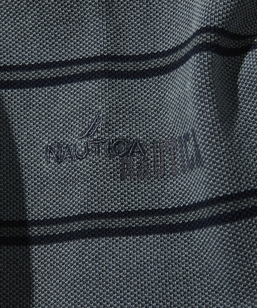 「NAUTICA」 半袖ポロシャツ X-LARGE チャコールグレー メンズ_画像5