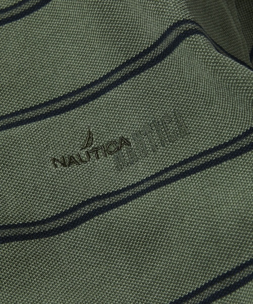「NAUTICA」 半袖ポロシャツ X-LARGE チャコールグレー メンズ_画像8