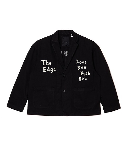 ブルゾン アウター CANVAS 2B EMBROIDERY JACKET メンズの画像