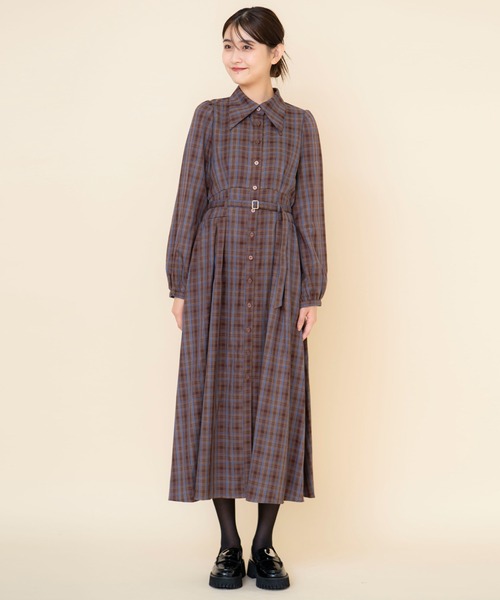 「REDYAZEL」 長袖ワンピース SMALL ブルー レディース_画像4