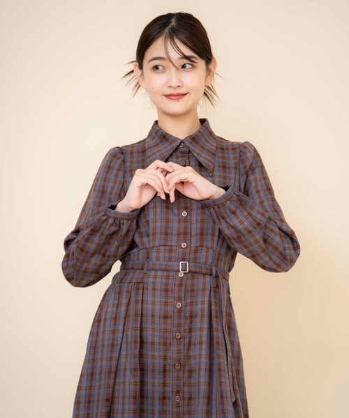 「REDYAZEL」 長袖ワンピース SMALL ブルー レディース_画像6