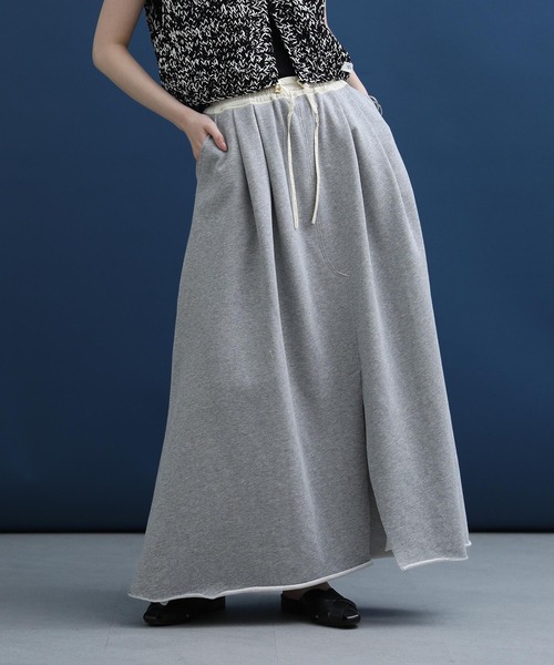 The rejoice スカート Wウエストスウェットスカート : ZOZOTOWN Yahoo