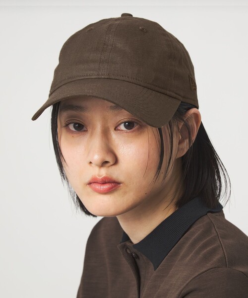 キャップ 帽子 「別注」「NEW ERA」920 コットン麻 キャップ レディースの画像