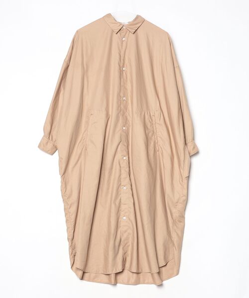 ZUCCa（ズッカ） シャツワンピース M size ベージュ レディース 