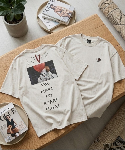 ALWAYS GOOD TIME tシャツ 「IT/イット」USD加工”ペニーワイズ