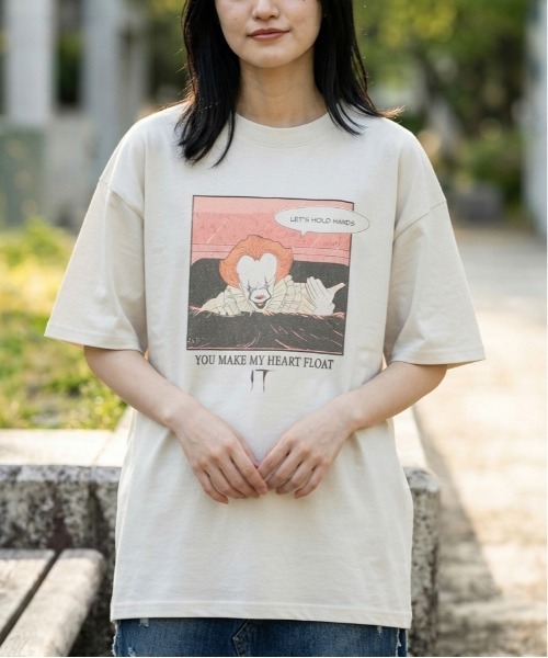 ALWAYS GOOD TIME tシャツ 「IT/イット」USD加工”ペニーワイズ