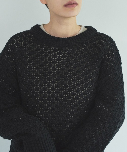 「Audrey and John Wad」 長袖ニット FREE アイボリー レディース_画像8