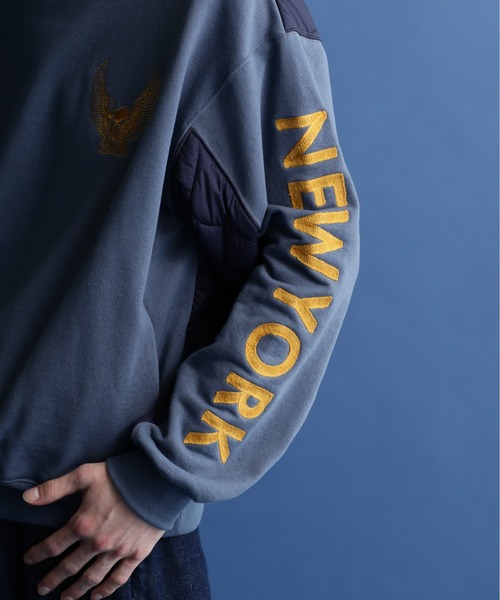 「schott」 スウェットカットソー 2XL オレンジ メンズの画像
