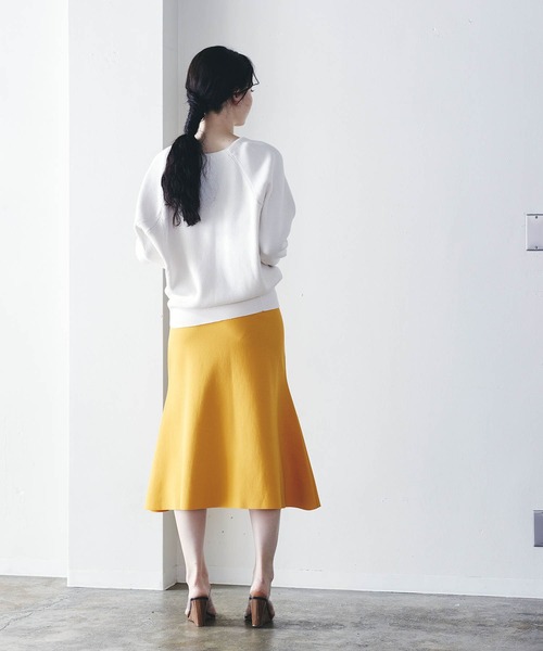 「Marilyn Moon」 ニットスカート MEDIUM ブルー レディース_画像2