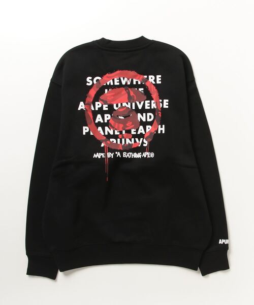 「AAPE BY A BATHING APE」 スウェットカットソー X-LARGE アイボリー メンズ_画像3