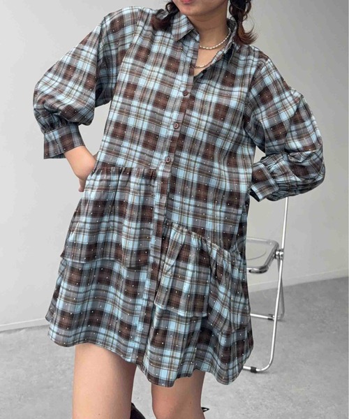 かめいみよこ様ご注文の2段フリル8分袖チュニックでございます(⁠θ⁠‿⁠θ⁠)