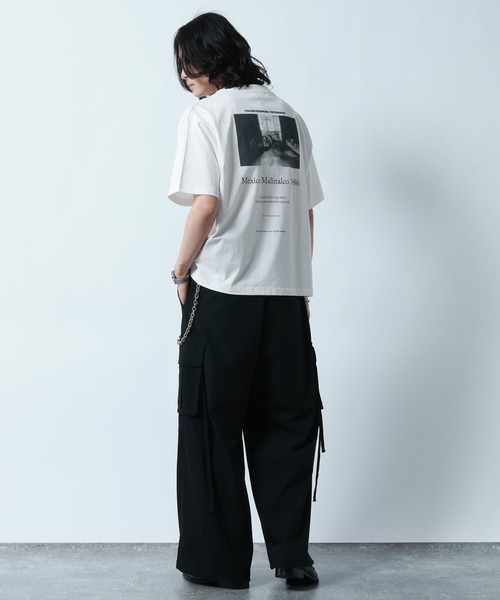 RAGEBLUE（レイジブルー） tシャツ 「Yoichiro Nishimura」モノクロ