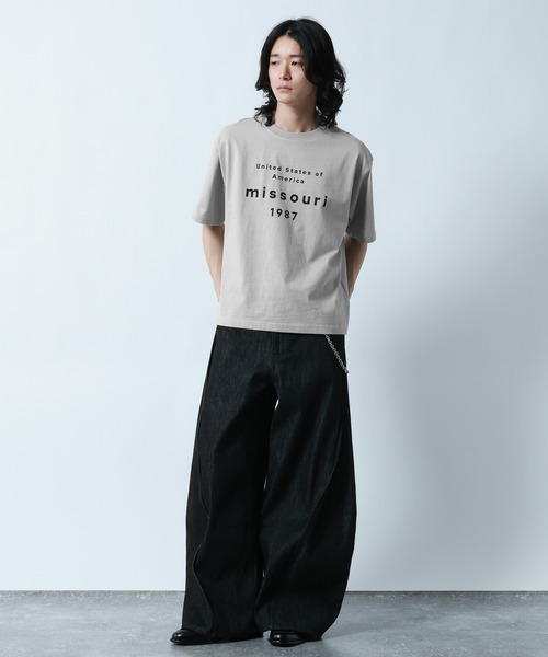 RAGEBLUE（レイジブルー） tシャツ 「Yoichiro Nishimura」モノクロ