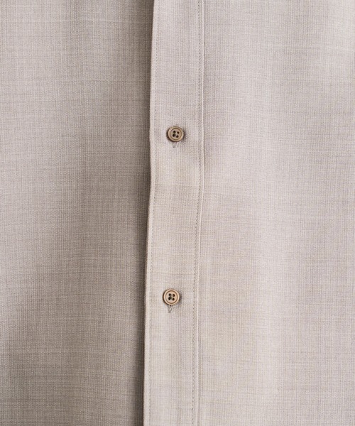 SINSS シャツ 半袖 Loose fit linen touch HS shirt / ルーズフィット