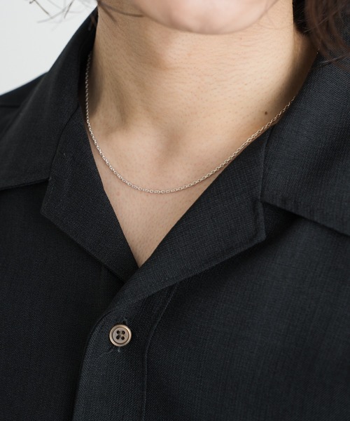 SINSS シャツ 半袖 Loose fit linen touch HS shirt / ルーズフィット