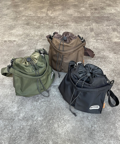「OUTDOOR PRODUCTS」 ショルダーバッグ FREE チャコールグレー レディース_画像3
