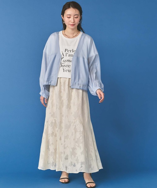 tシャツ ＰｅｒｌｅクルーネックTシャツ レディースの画像