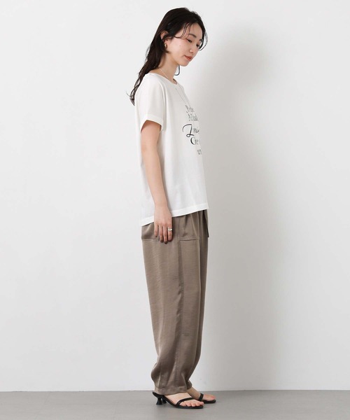 tシャツ ＰｅｒｌｅクルーネックTシャツ レディースの画像