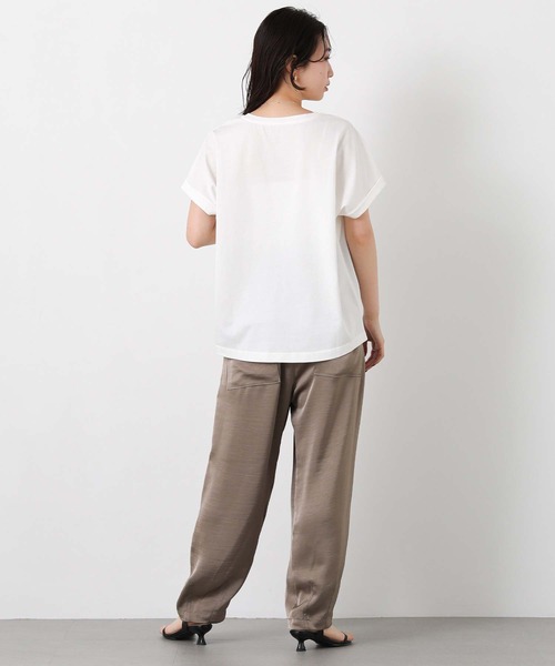 tシャツ ＰｅｒｌｅクルーネックTシャツ レディースの画像