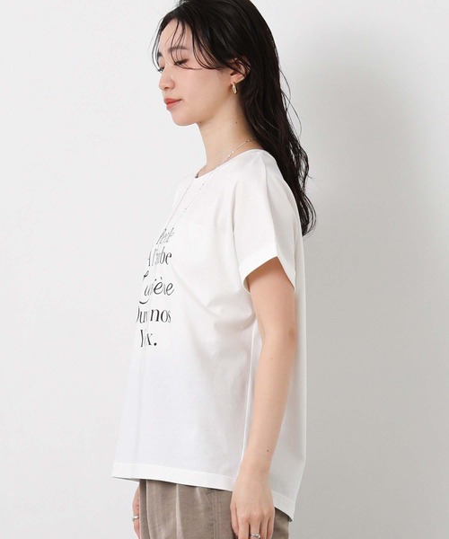 tシャツ ＰｅｒｌｅクルーネックTシャツ レディースの画像