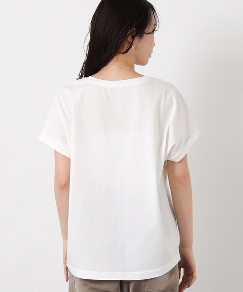 tシャツ ＰｅｒｌｅクルーネックTシャツ レディースの画像