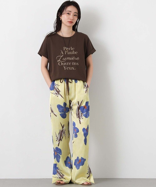 tシャツ ＰｅｒｌｅクルーネックTシャツ レディースの画像