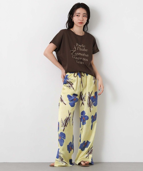 tシャツ ＰｅｒｌｅクルーネックTシャツ レディースの画像