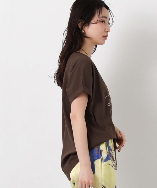 tシャツ ＰｅｒｌｅクルーネックTシャツ レディースの画像