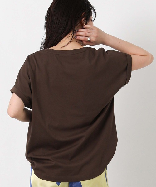 tシャツ ＰｅｒｌｅクルーネックTシャツ レディースの画像