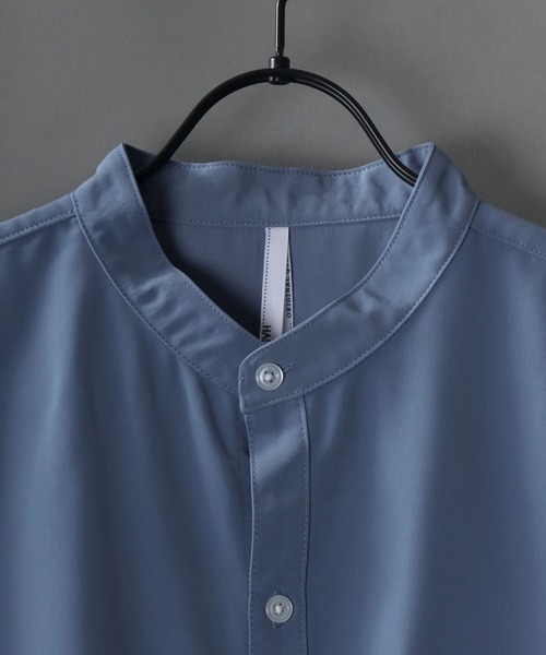 「SITRY」 「HALHAM」半袖シャツ X-LARGE グレイッシュベージュ メンズ_画像2