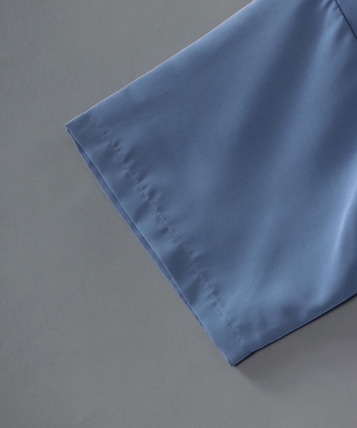 「SITRY」 「HALHAM」半袖シャツ X-LARGE グレイッシュベージュ メンズ_画像4