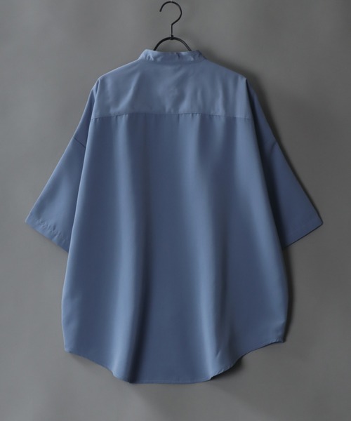 「SITRY」 「HALHAM」半袖シャツ X-LARGE グレイッシュベージュ メンズ_画像6
