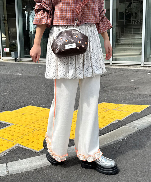 「HELLO.SANFRANCISCO」 イージーパンツ MEDIUM オフホワイト レディース_画像2