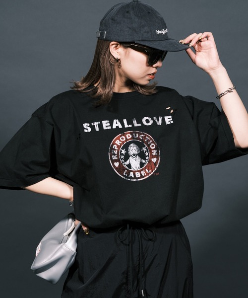 「RePRODUCTION LABEL」 半袖Tシャツ FREE ホワイト系その他2 レディース_画像3
