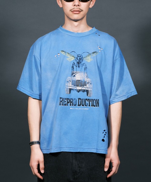 「RePRODUCTION LABEL」 半袖Tシャツ FREE ホワイト系その他2 レディース_画像8