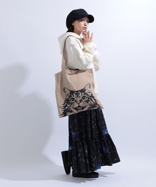mmts（マミタス） トートバッグ CAT コットン BAG 旅行 洗濯可能