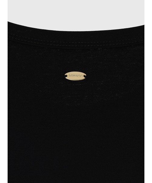 anuans（アニュアンス） tシャツ 半袖 シルクタッチコットンクロップド