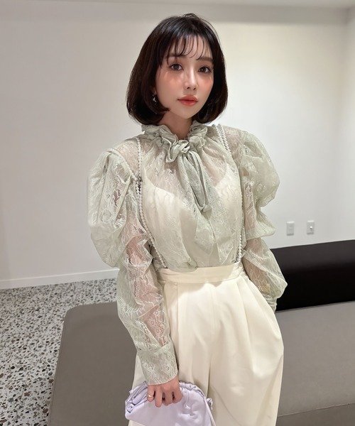 「EIMY ISTOIRE」 パンツ S イエロー レディース_画像3