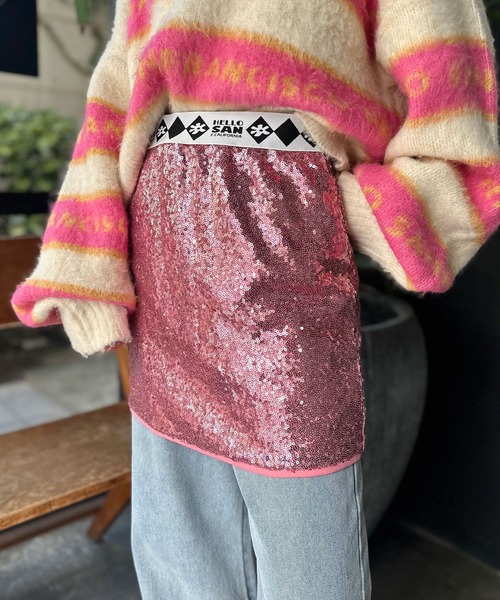 「HELLO.SANFRANCISCO」 ミニスカート FREE ピンク レディース_画像5