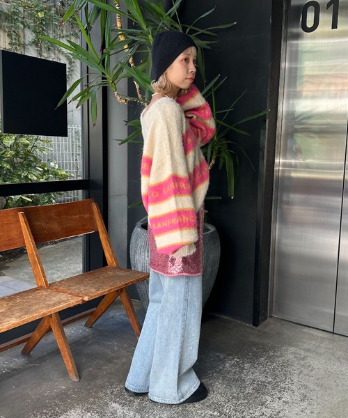 「HELLO.SANFRANCISCO」 ミニスカート FREE ピンク レディース_画像7