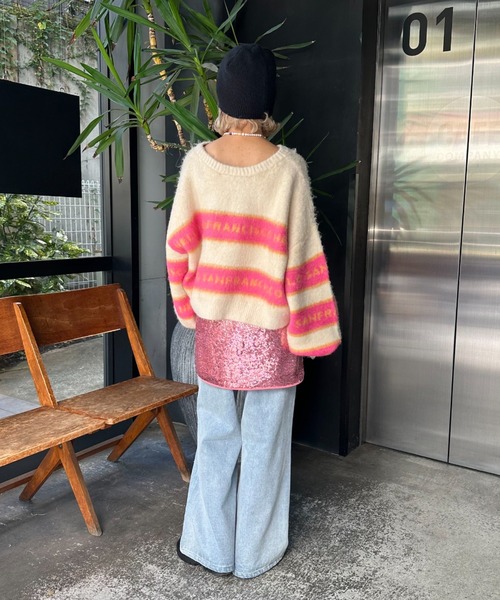 「HELLO.SANFRANCISCO」 ミニスカート FREE ピンク レディース_画像8
