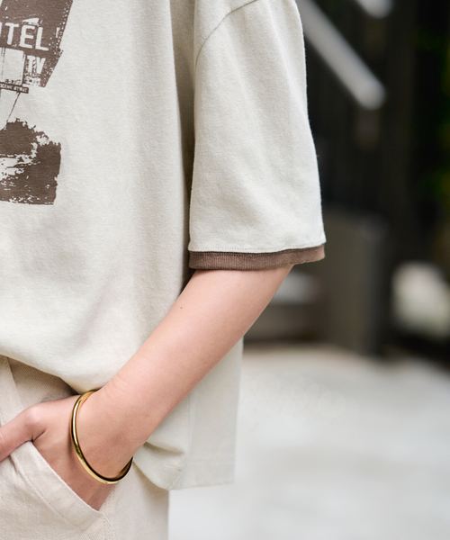 FRAMeWORK（フレームワーク） tシャツ 半袖 HOWIECLOTHING×FRAMeWORK