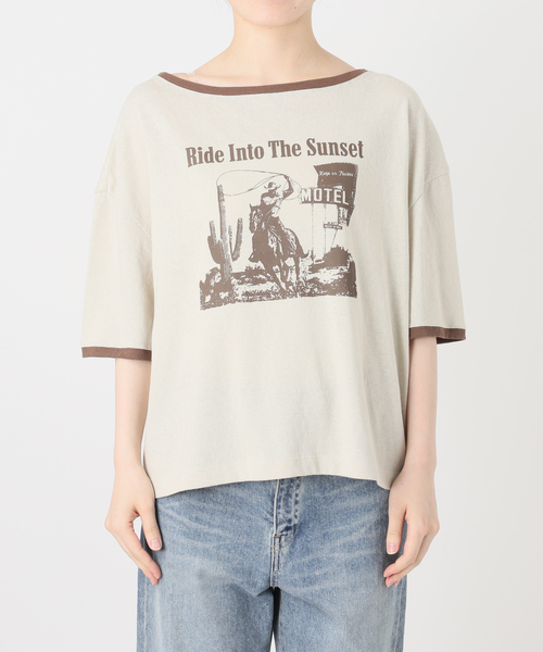 FRAMeWORK（フレームワーク） tシャツ 半袖 HOWIECLOTHING×FRAMeWORK