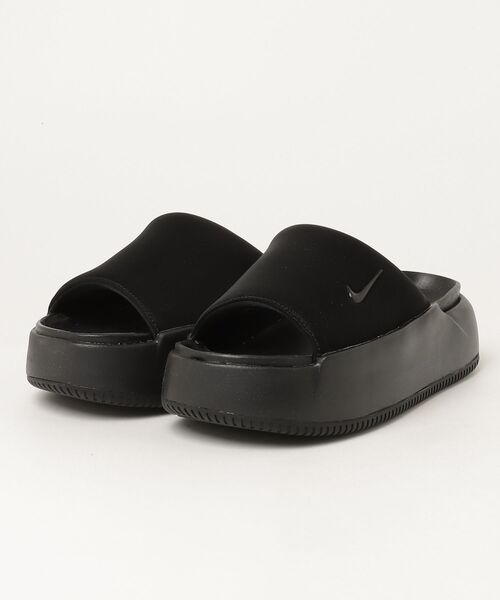 NIKE 厚底サンダル 黒　ナイキ カーム エレベーション ウィメンズスライド NIKE（ナイキ） サンダル WSカーム エレベーション レディース