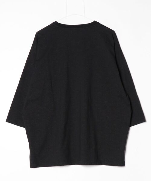 「417 EDIFICE」 7分袖Tシャツ MEDIUM ブラック メンズ_画像2