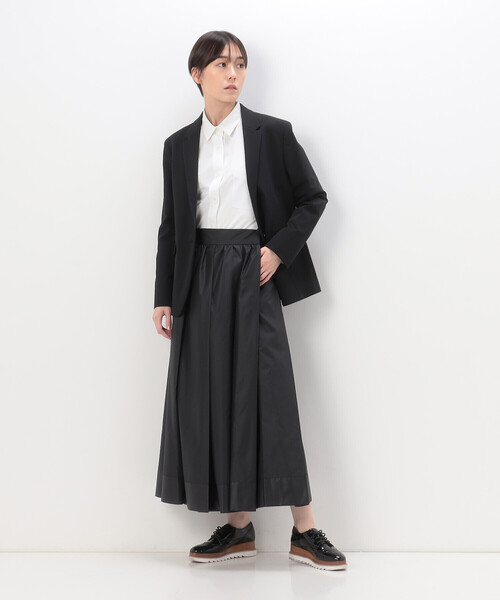 「COMME CA」 長袖シャツ 9号 ホワイト レディース_画像2